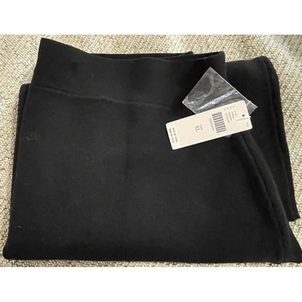 Anthropologie Maeve Anja Sweater Midi Skirt Black NWT SZ XL - Picture 9 of 12